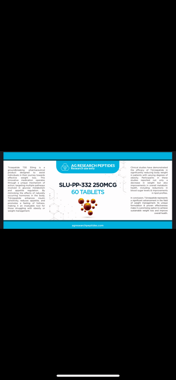 SLU-PP-332  60 TABLETS